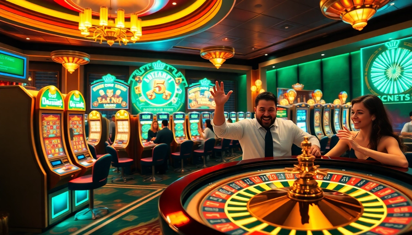 Experience PEN4D slot games with exciting winning moments at a vibrant casino.