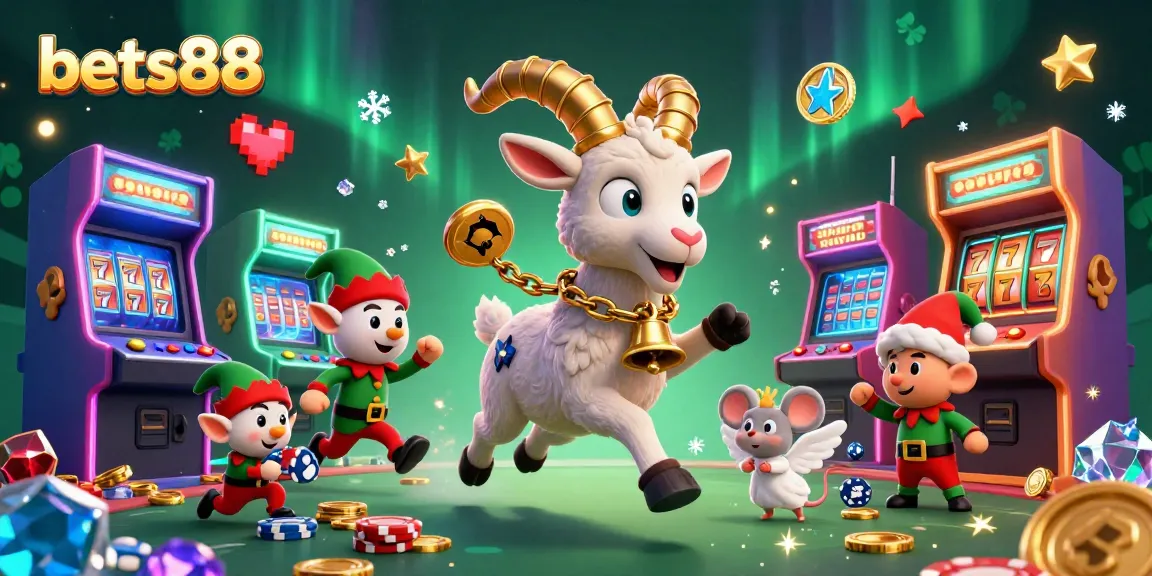 Experience excitement at bets88 with impish gremlins in a vibrant casino scene.