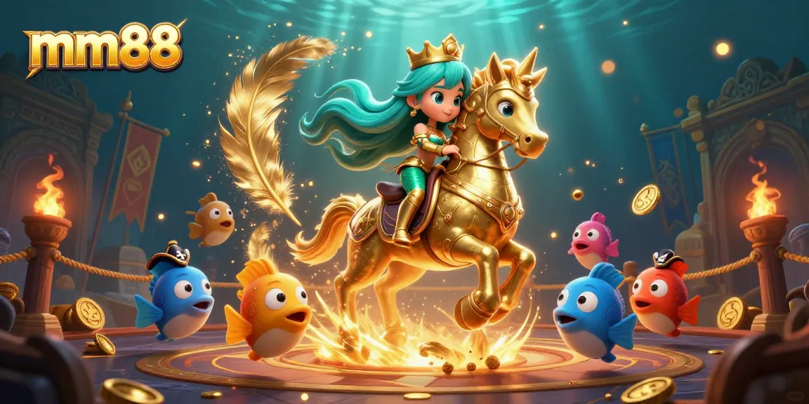 Spin the reels with mm88 and dive into colorful underwater casino action featuring enchanting characters.