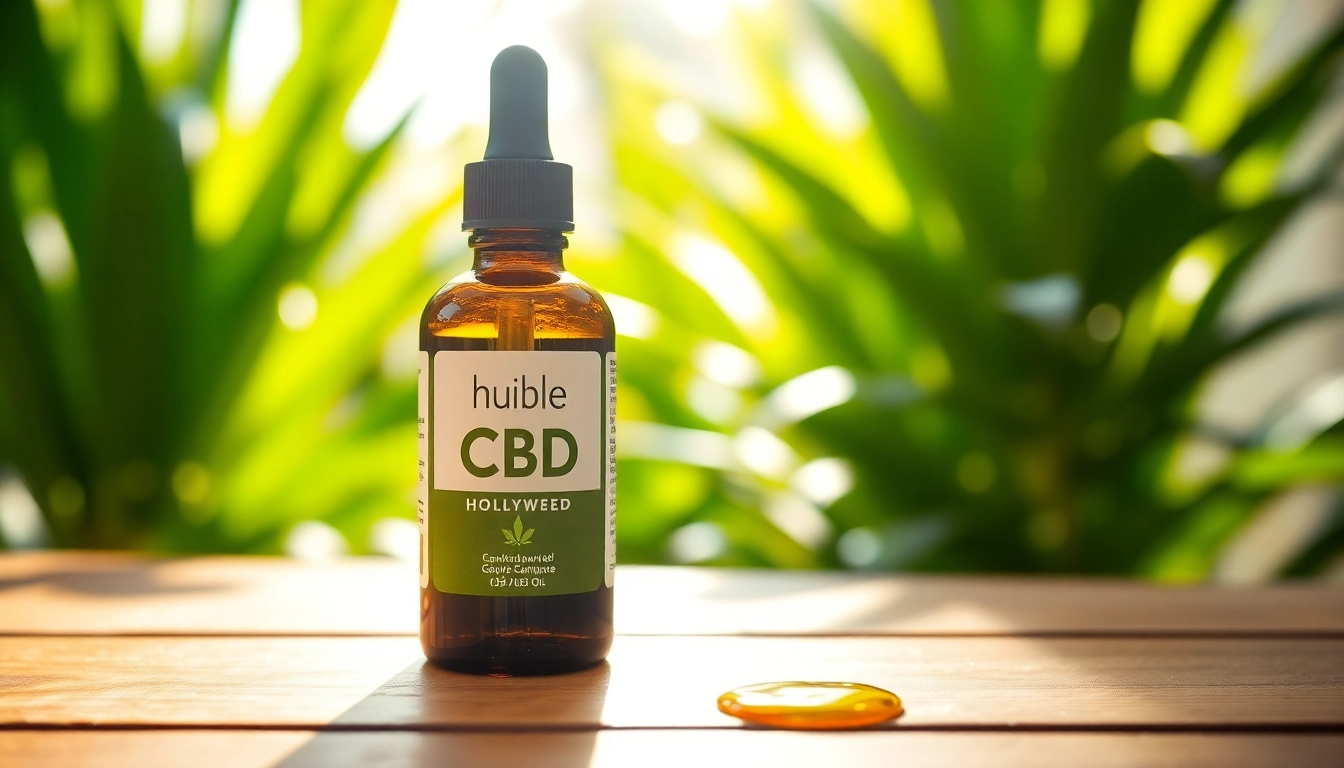 Utiliser l'huile CBD Hollyweed pour un bien-être optimal et un soulagement naturel.