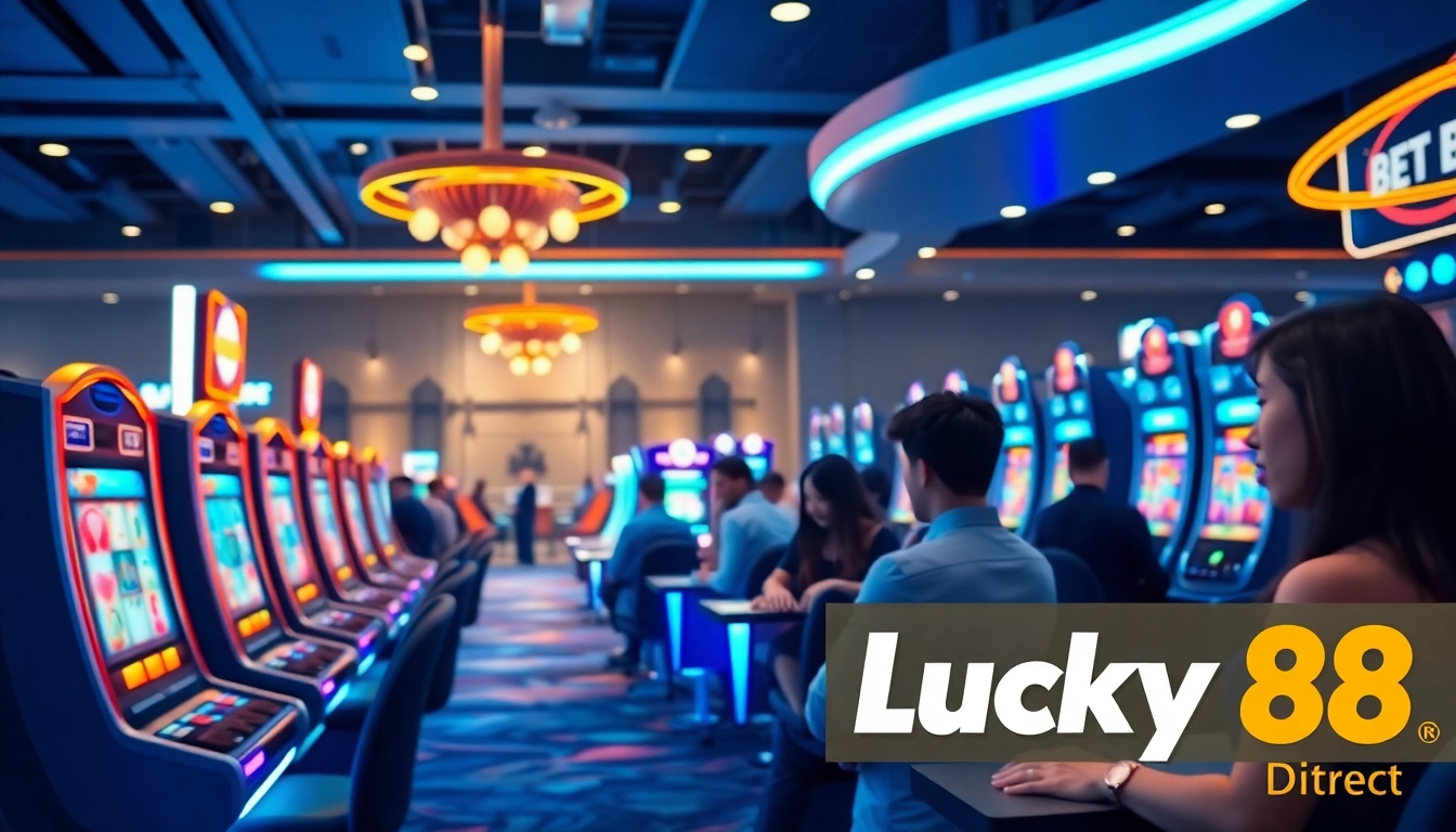 Engaged players enjoying online betting at https://lucky88.direct/, experiencing the excitement of interactive gaming.