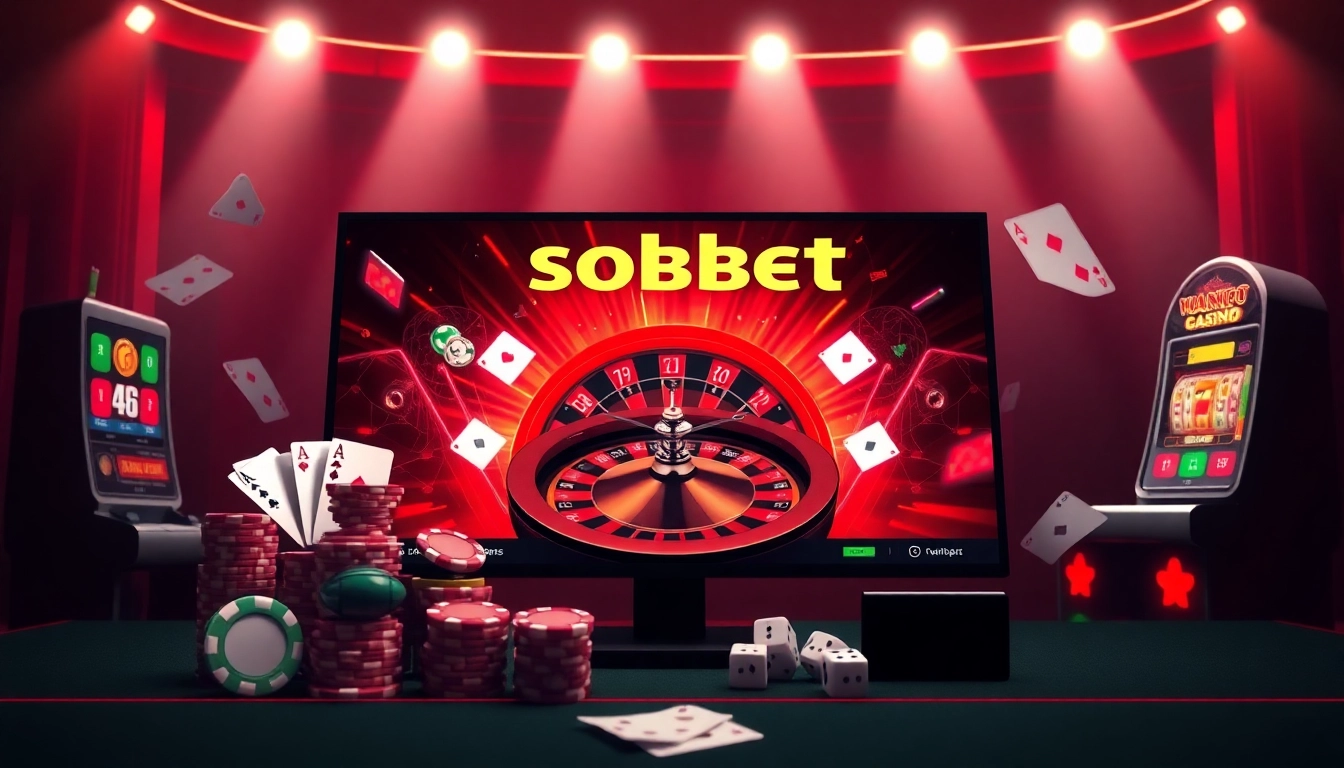 Engaging view of sbobet login terbaru on a vibrant online casino interface showcasing excitement.