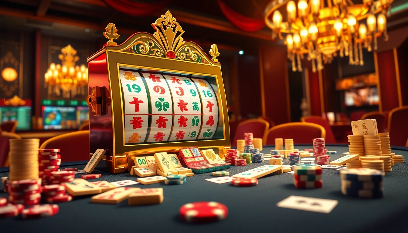 Experience Mahjong Ways 2 excitement with vibrant casino visuals and mahjong tiles.