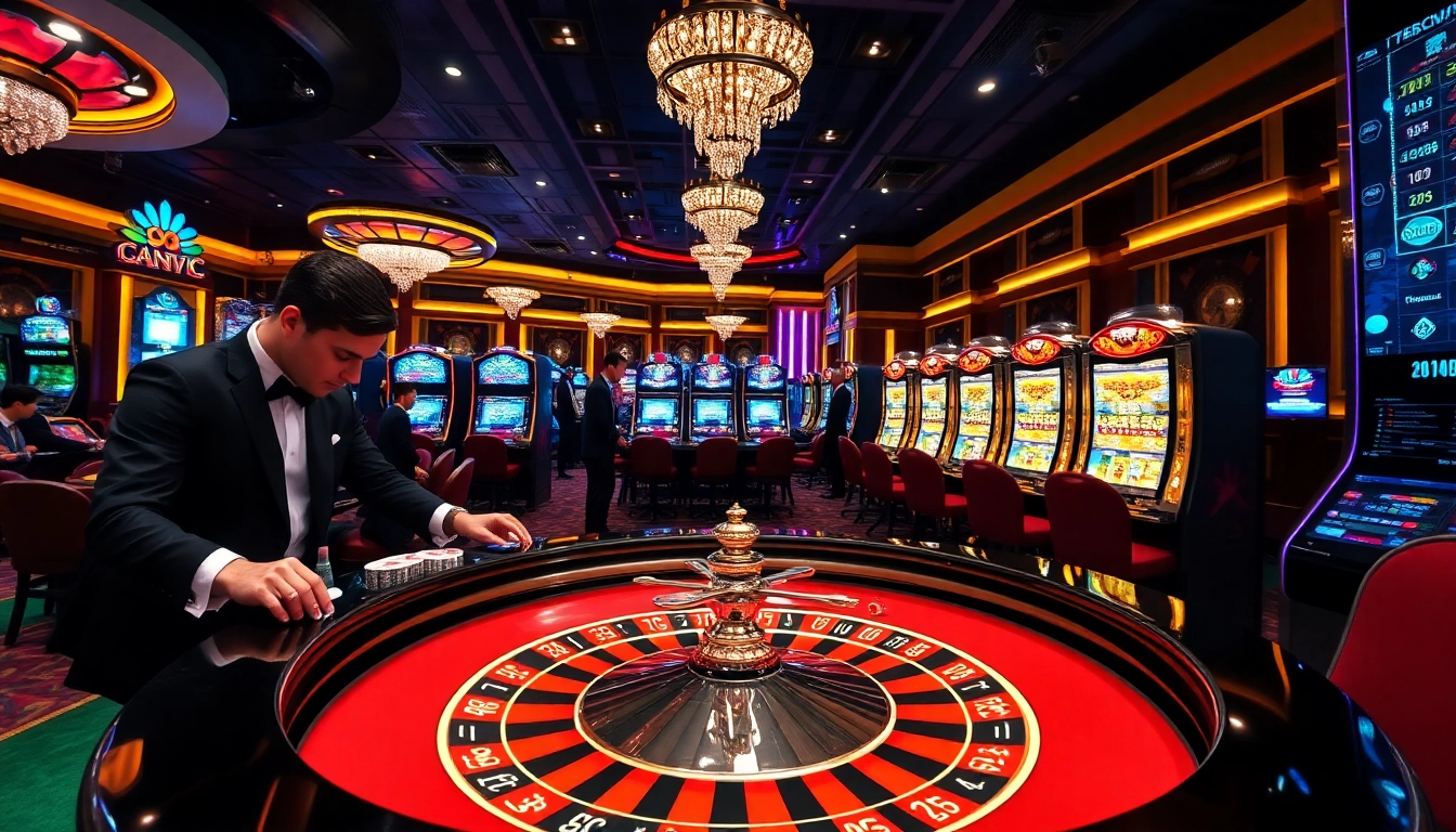 Players enjoying a luxurious gaming experience at 88vv's casino table, showcasing excitement.